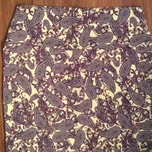 Spring paisley skirt